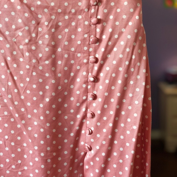 SOLD - ZARA Pink Polka Dot Set - Picture 4 of 8